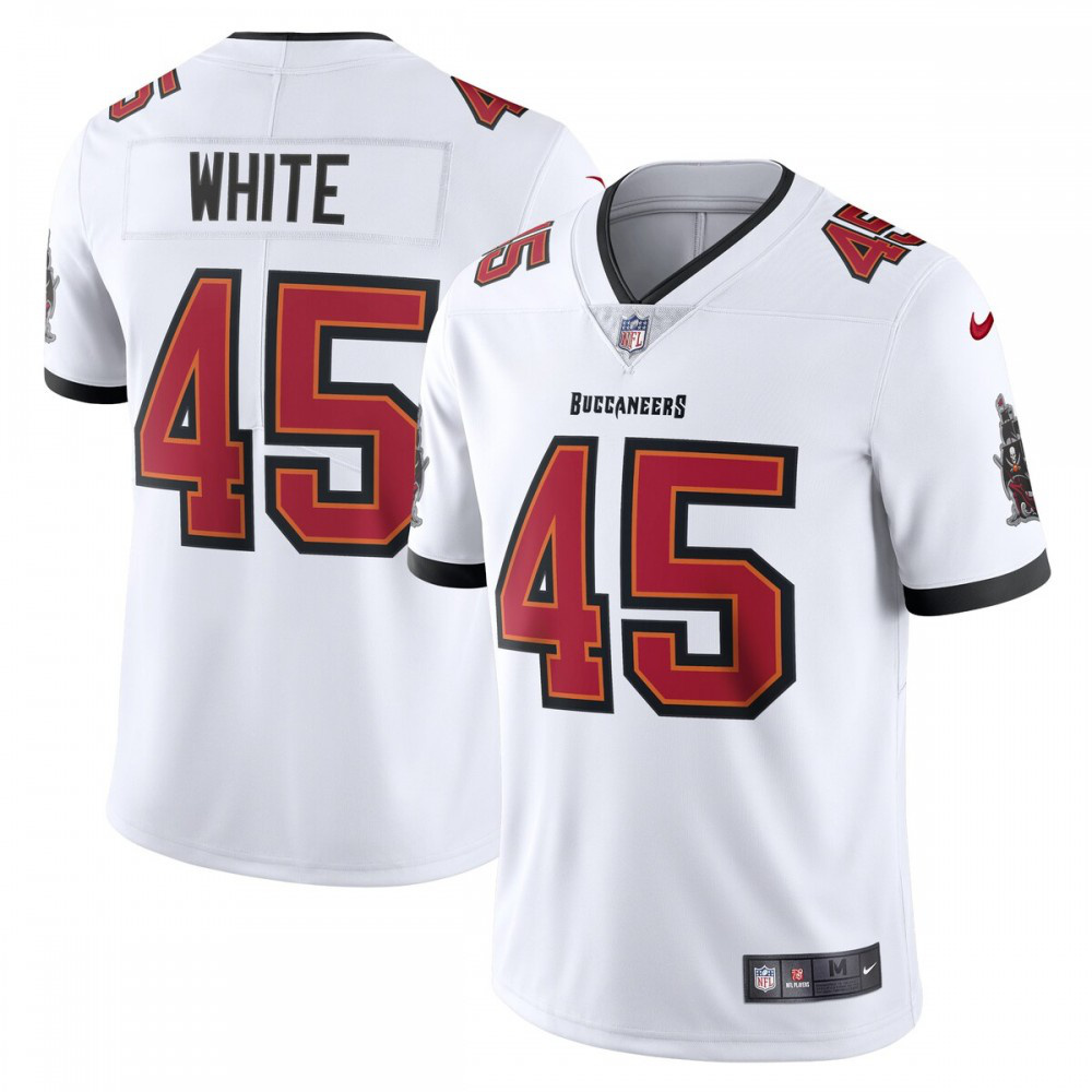 Devin White Tampa Bay Buccaneers Nike Vapor Limited Player Jersey - White-GridironStore